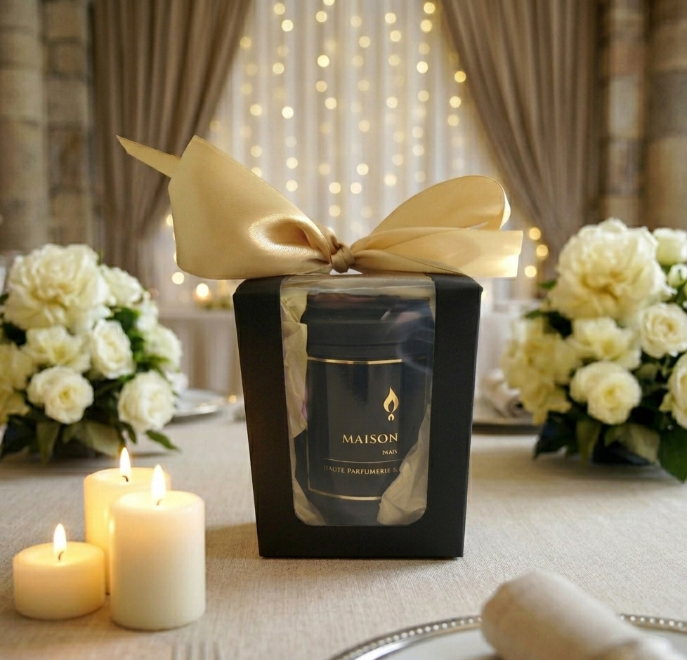 Le Cadeau d'Exception - Bougie de Mariage Personnalisée (9cl)